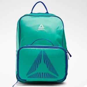 NWT! Reebok Lunchbox Backpack Green / Blue One Size Reebok